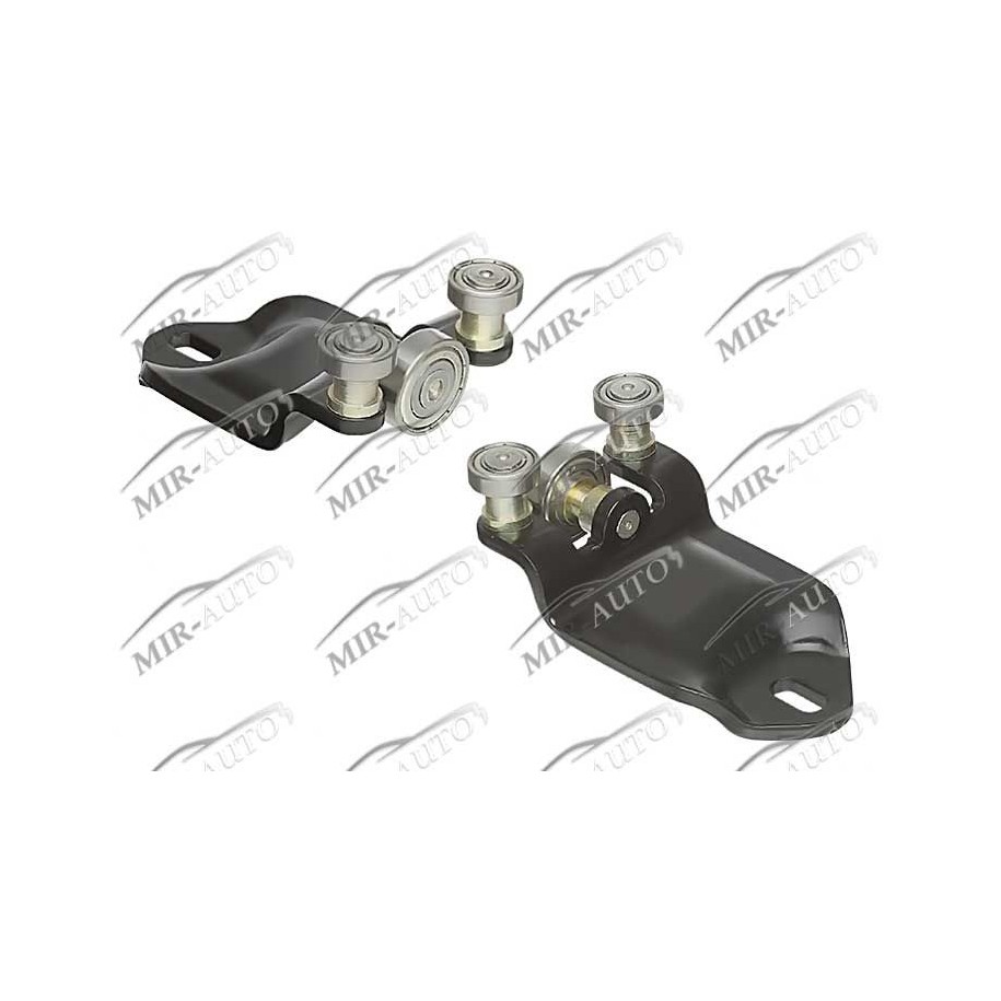 Sliding door pulleys