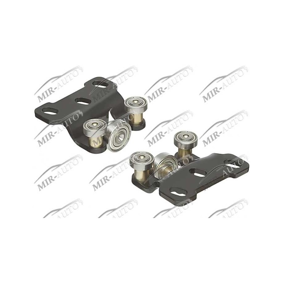 Sliding door pulleys