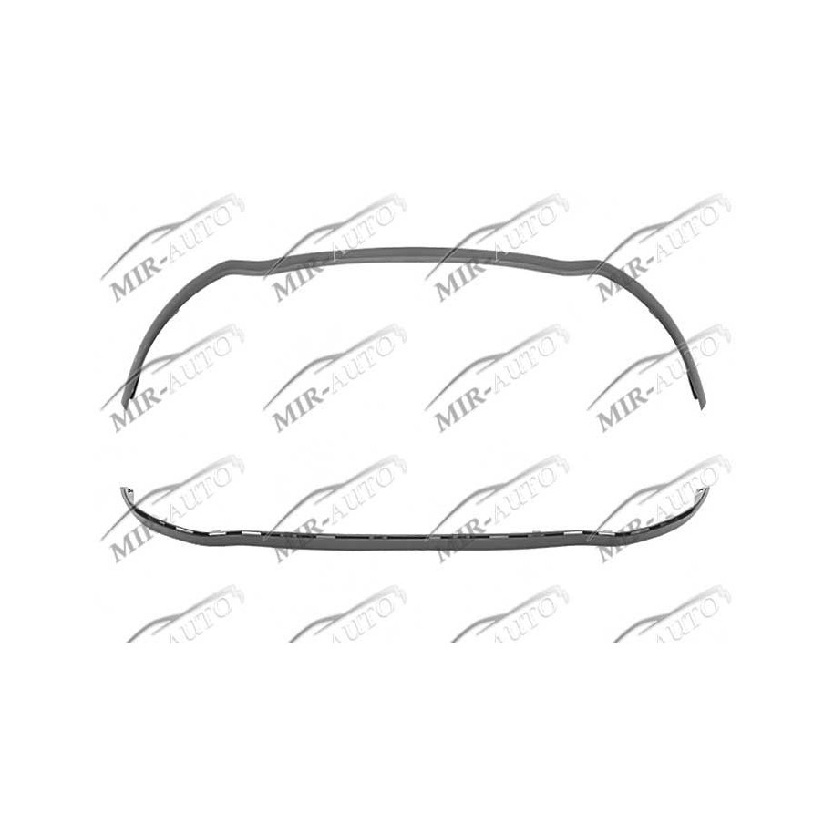 Front bumper spoiler