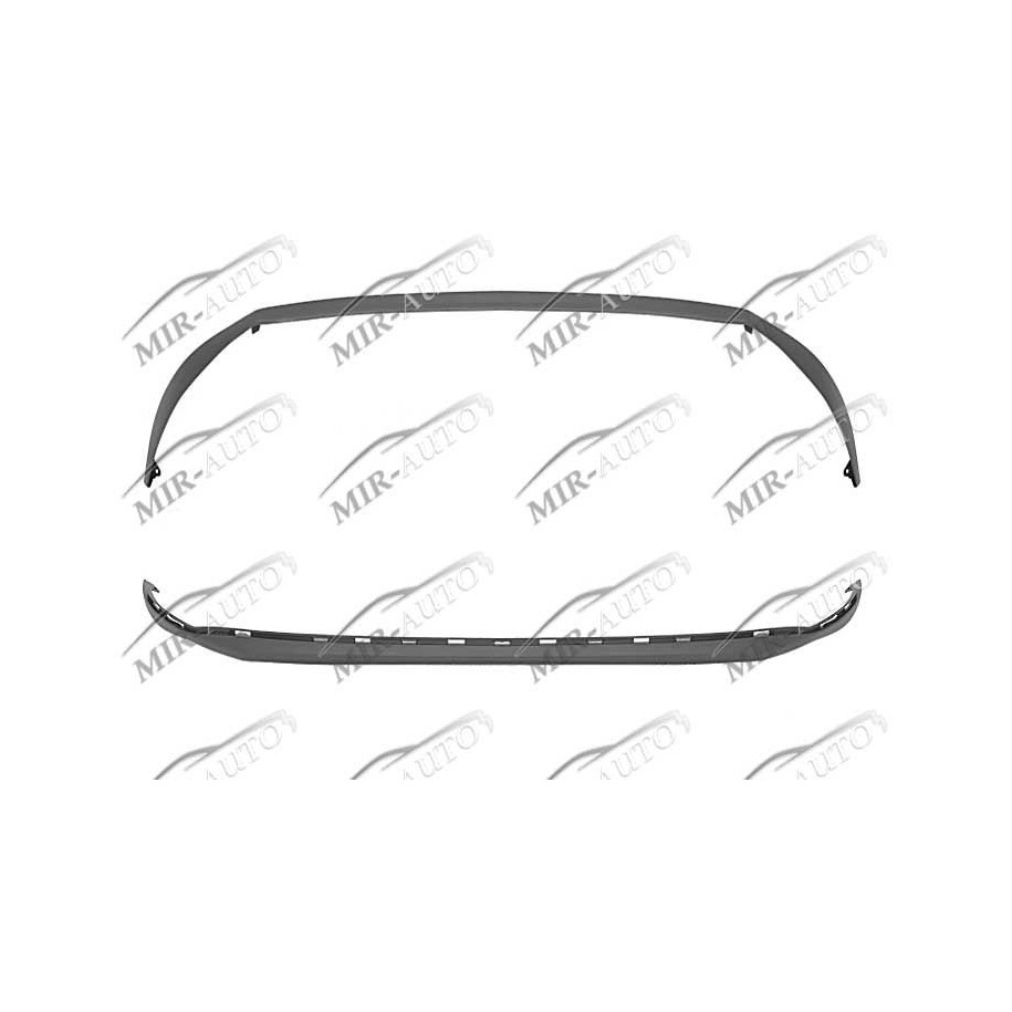 Front bumper spoiler