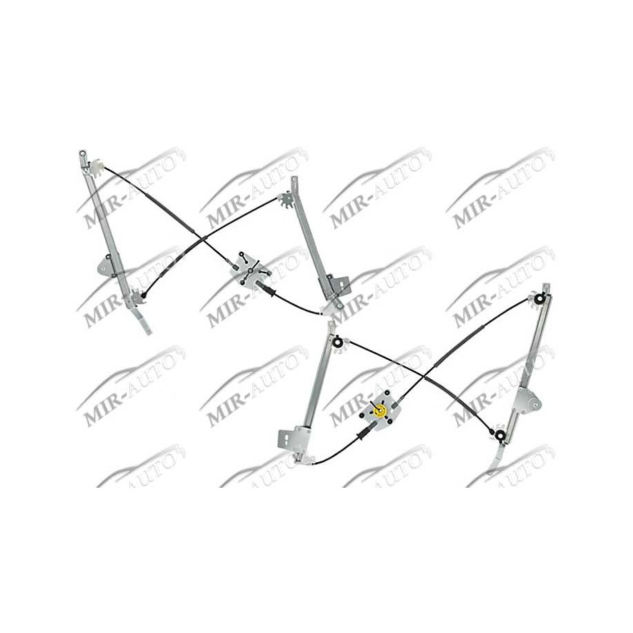 Power window regulator w/o motor