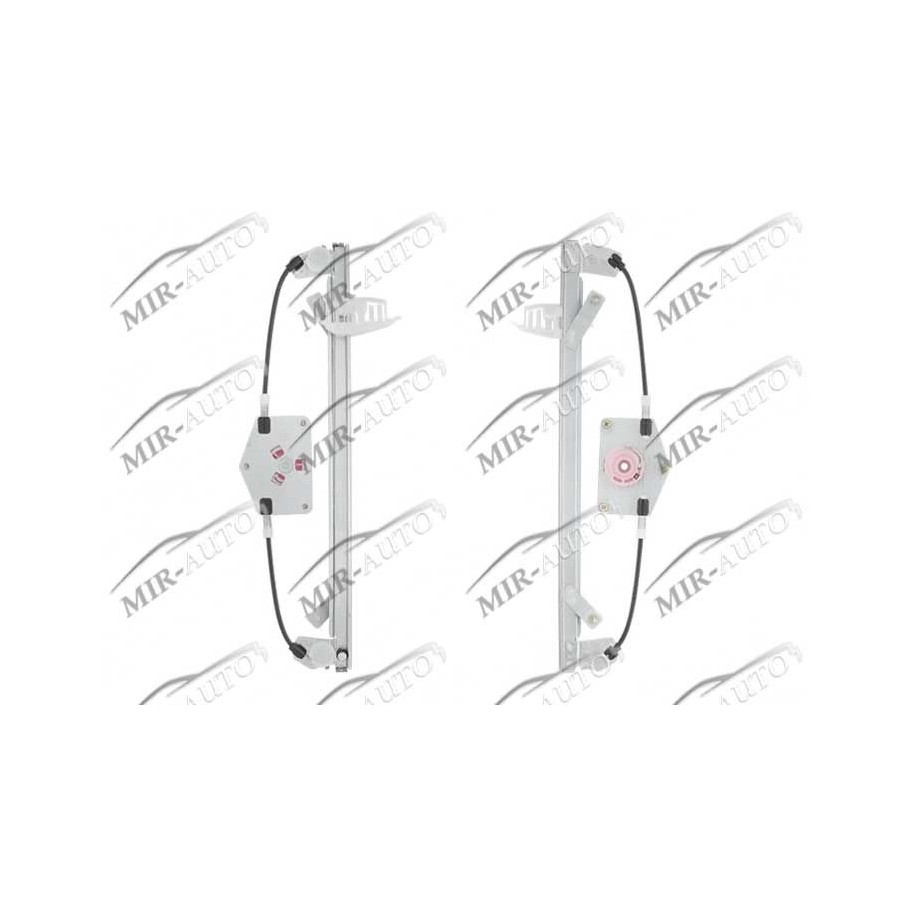 Power window regulator w/o motor