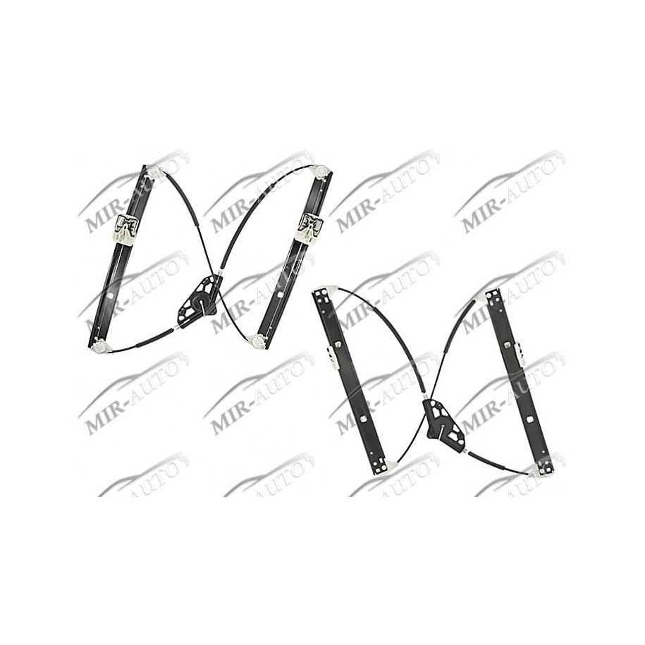 Power window regulator w/o motor