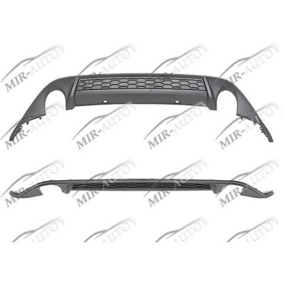 Rear bumper spoiler