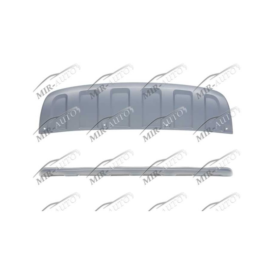 Front bumper spoiler