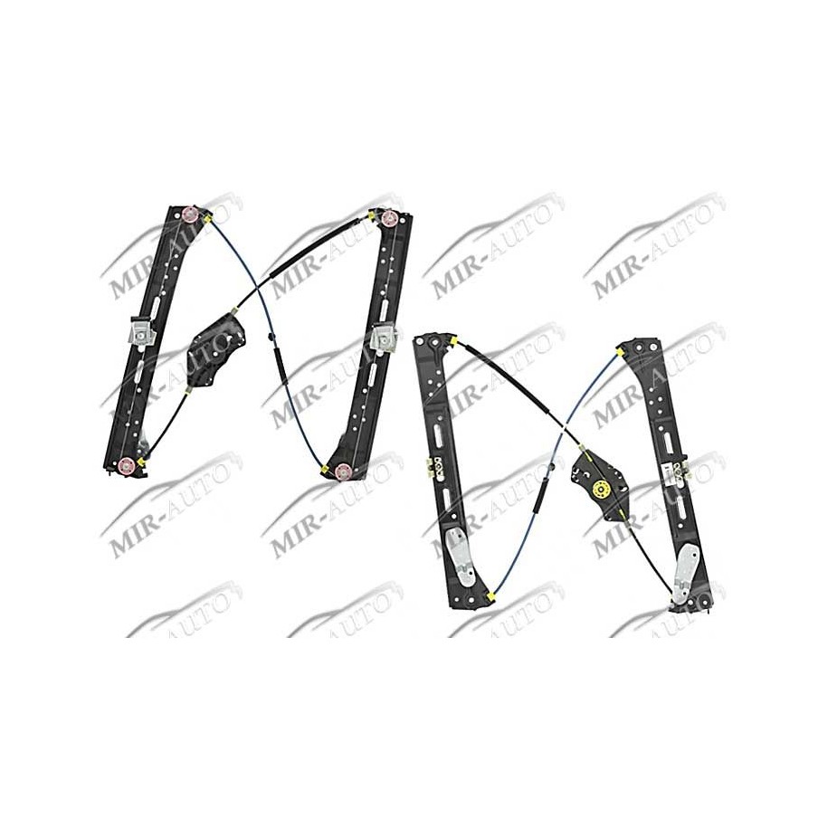 Power window regulator w/o motor