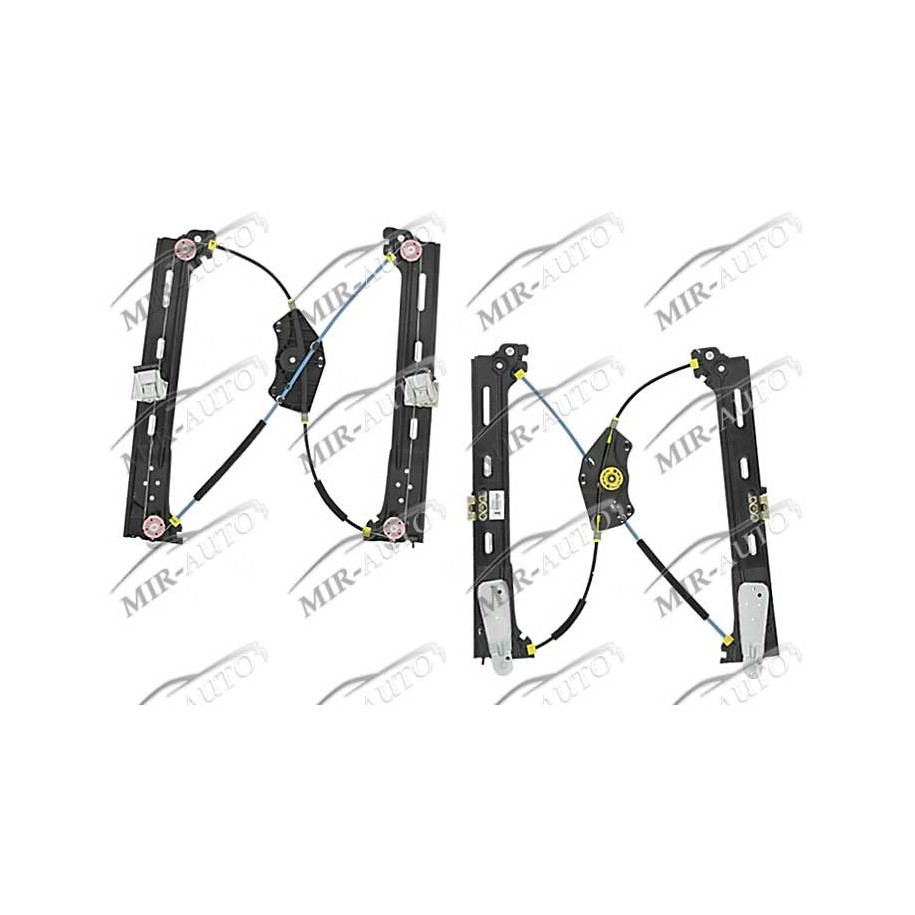 Power window regulator w/o motor