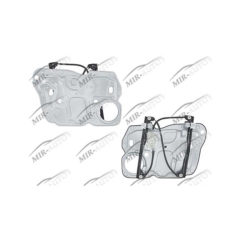 Power window regulator w/o motor