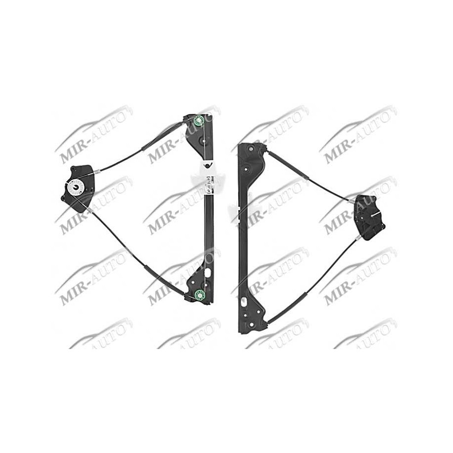 Power window regulator w/o motor