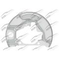 Brake dust shield
