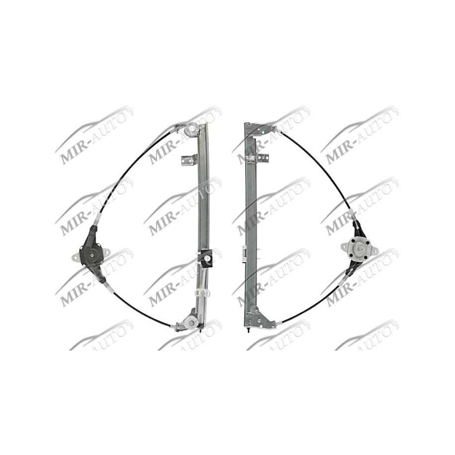 Manual window regulator