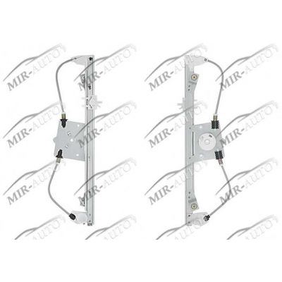 Power window regulator w/o motor