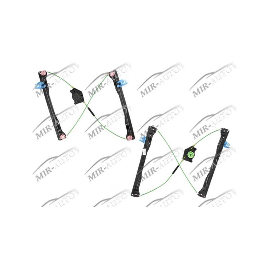 Power window regulator w/o motor