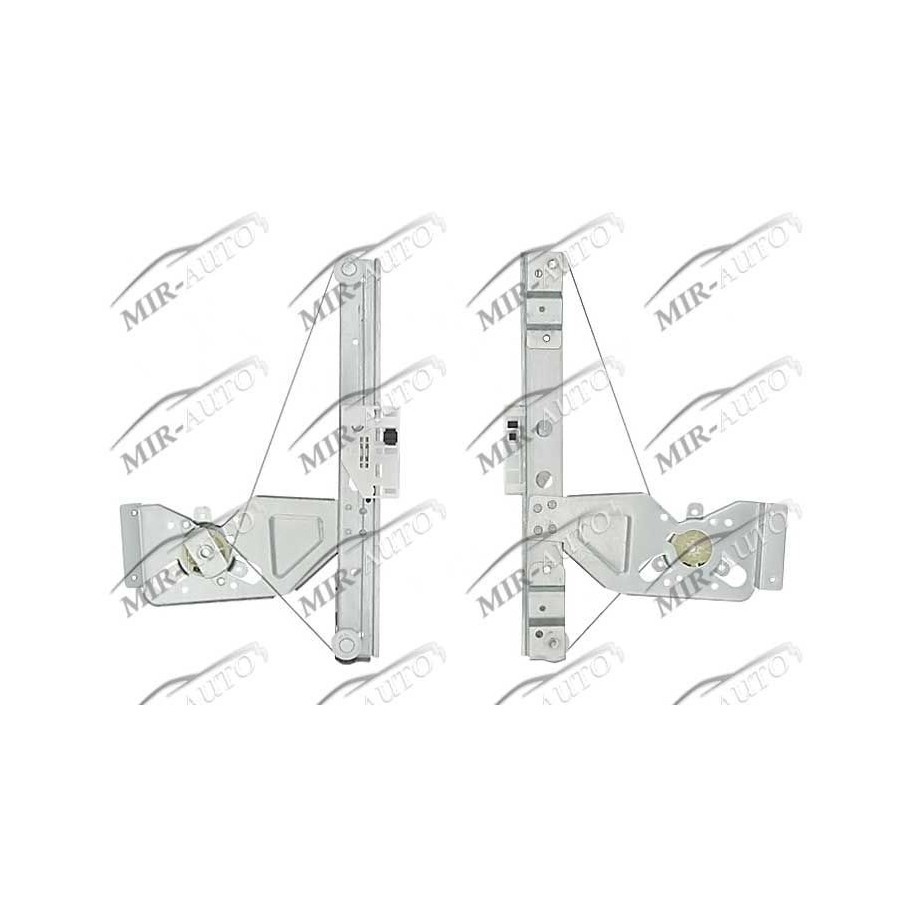 Power window regulator w/o motor