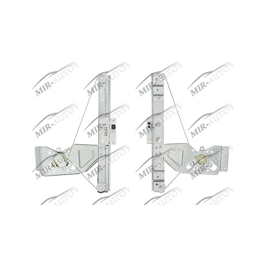 Power window regulator w/o motor