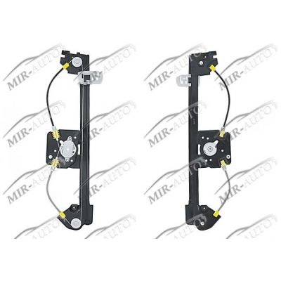 Power window regulator w/o motor