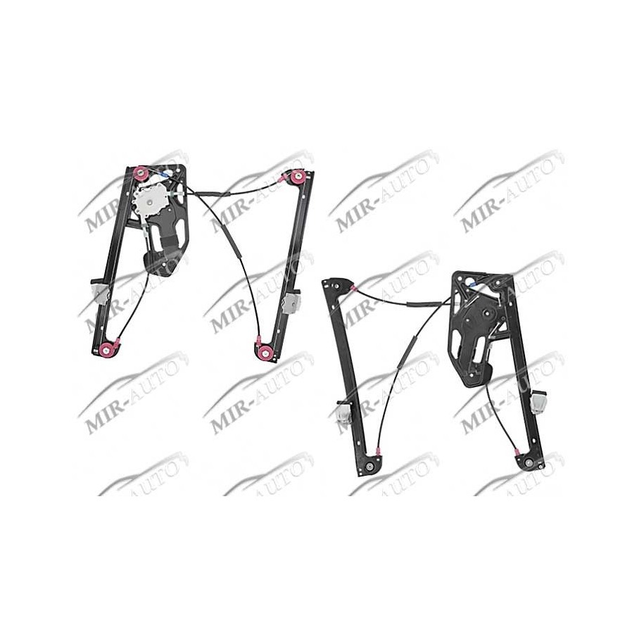 Power window regulator w/o motor