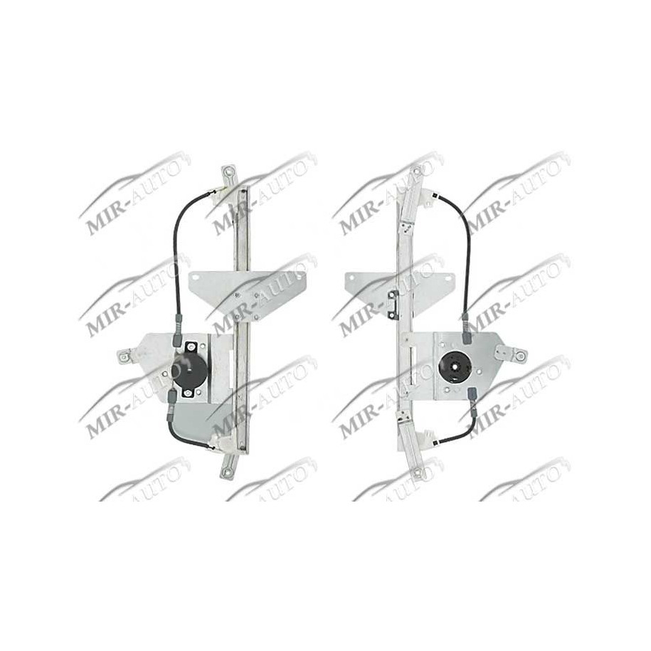 Power window regulator w/o motor