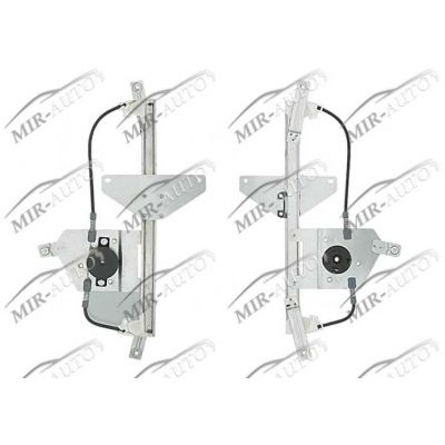 Power window regulator w/o motor