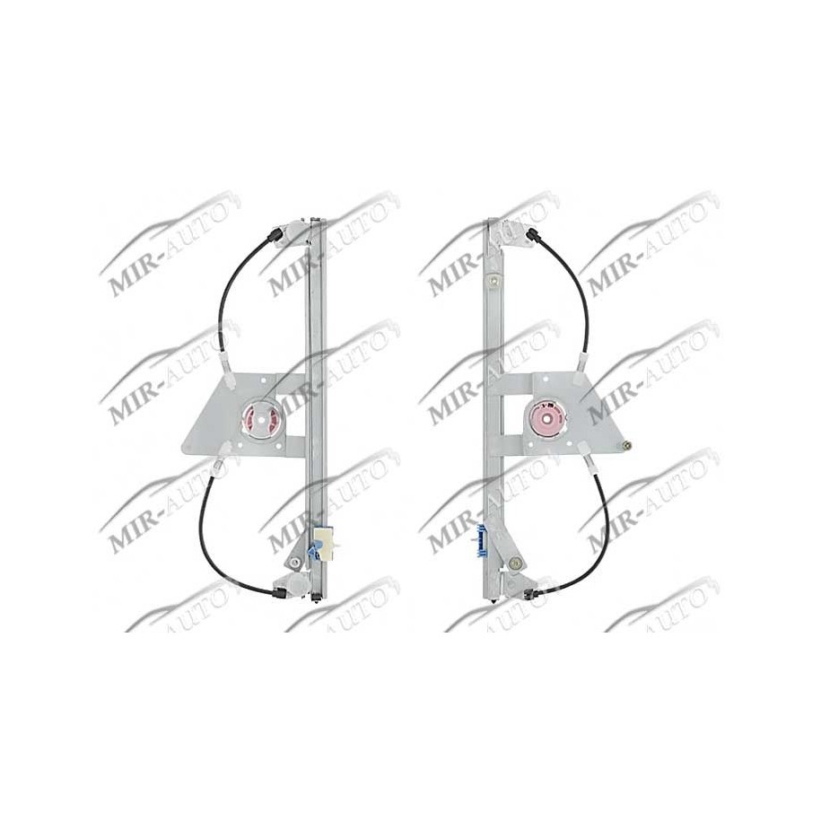 Power window regulator w/o motor
