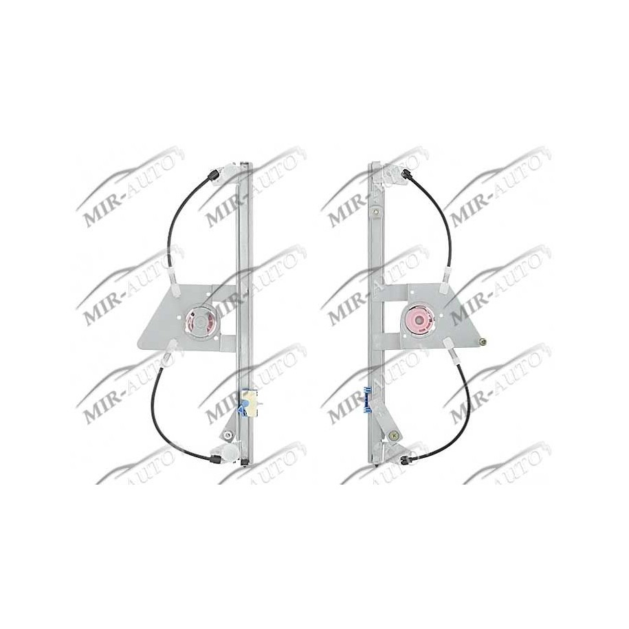 Power window regulator w/o motor