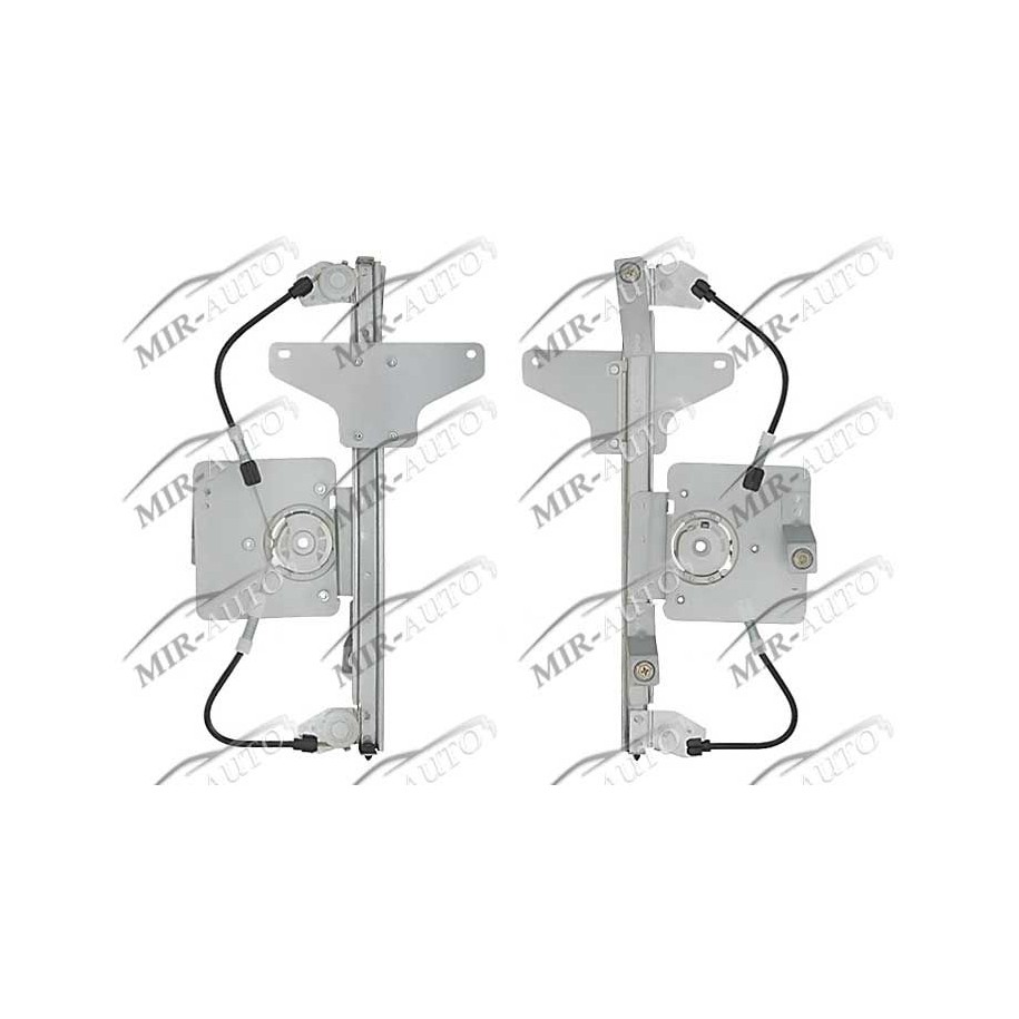 Power window regulator w/o motor