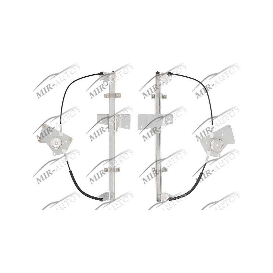 Power window regulator w/o motor