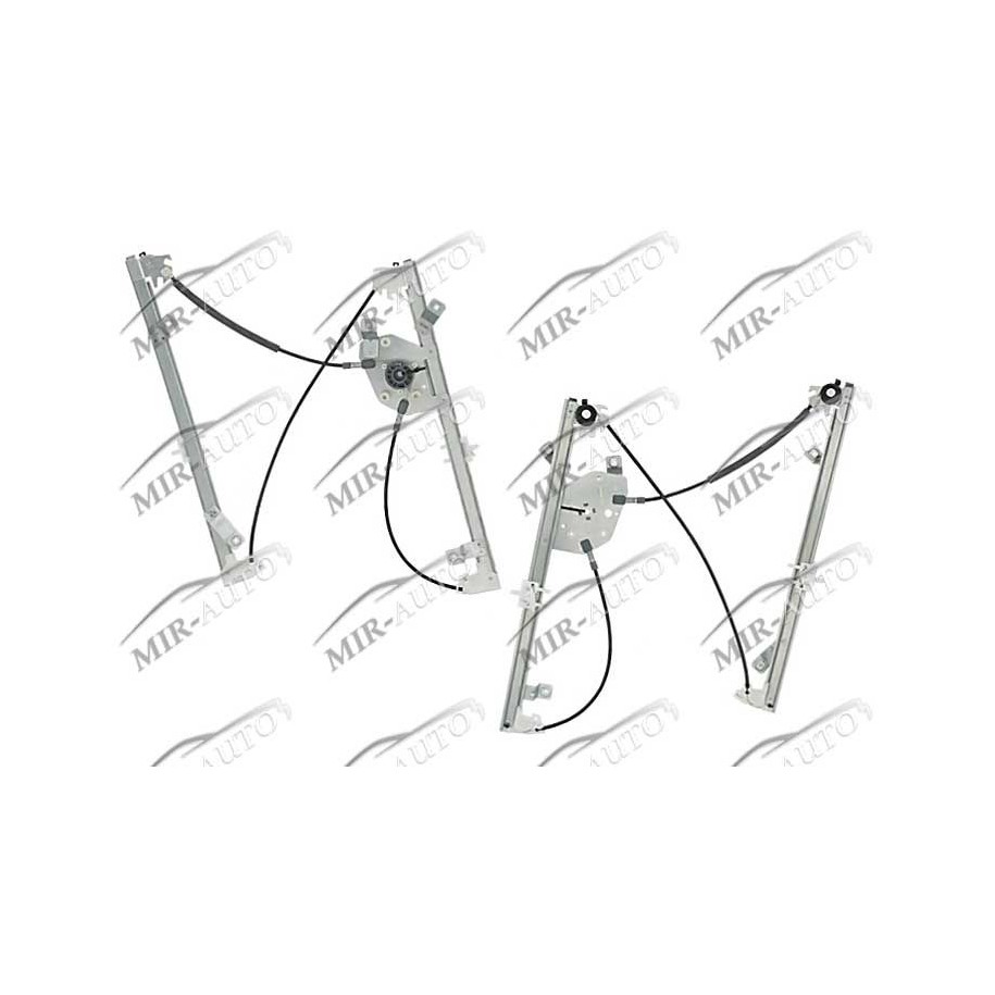 Power window regulator w/o motor