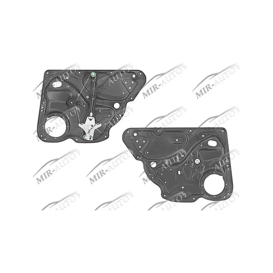 Power window regulator w/o motor