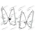 Power window regulator w/o motor