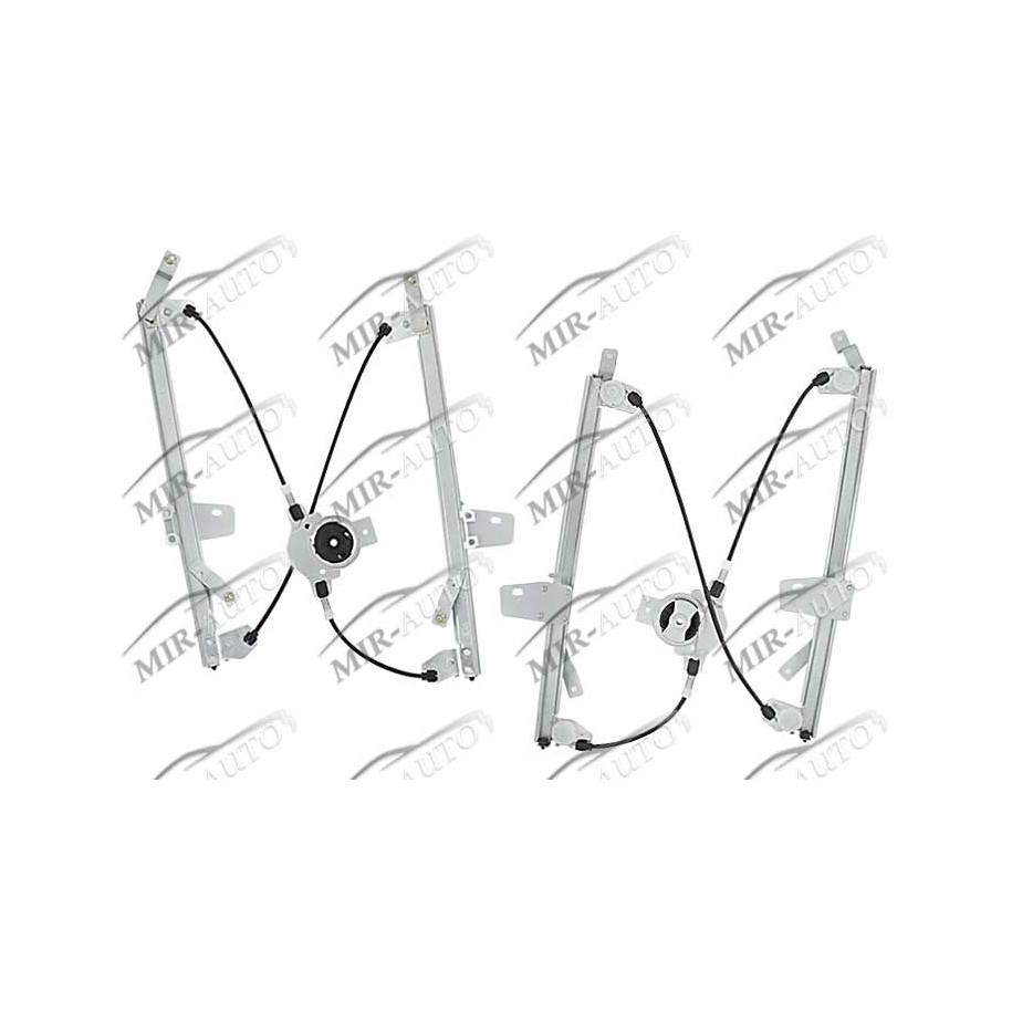 Power window regulator w/o motor