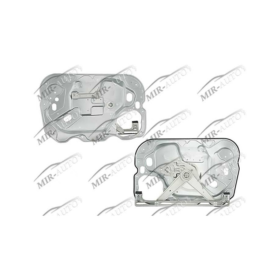 Power window regulator w/o motor