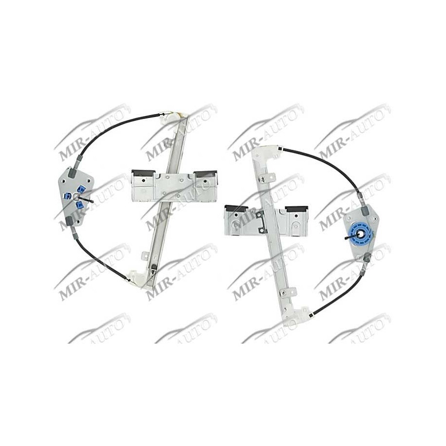 Power window regulator w/o motor