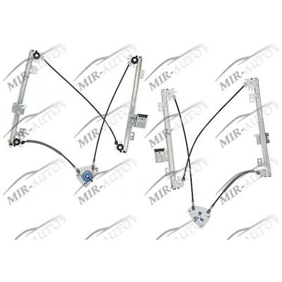 Power window regulator w/o motor