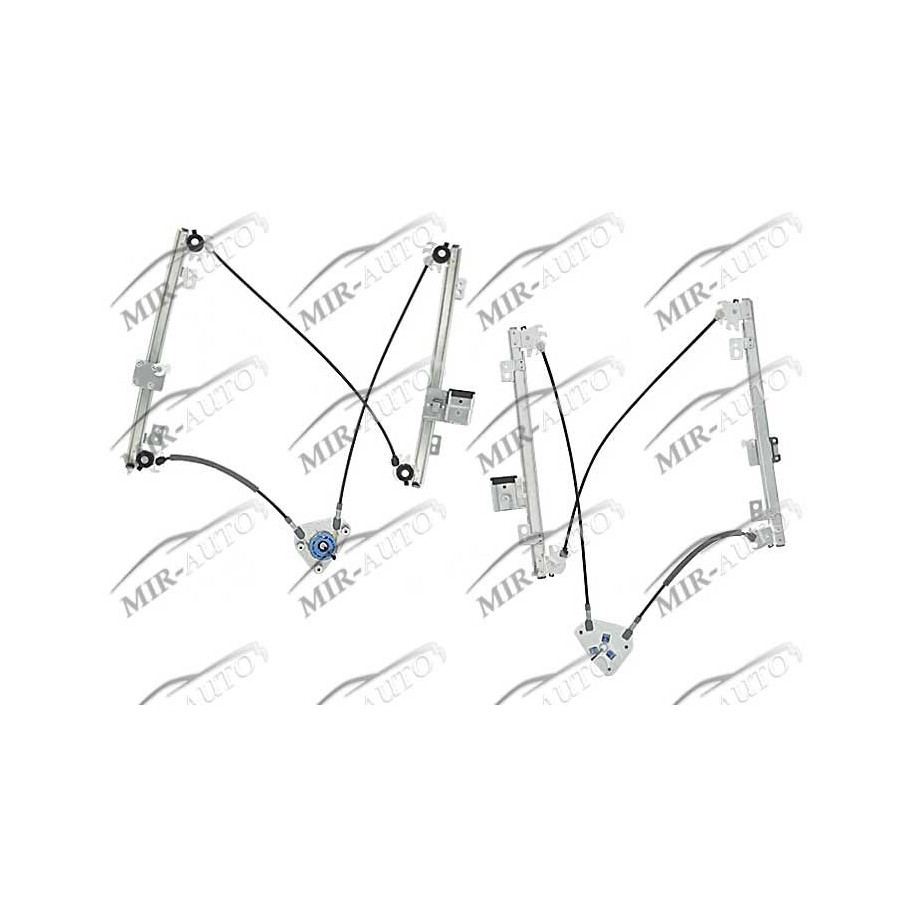 Power window regulator w/o motor