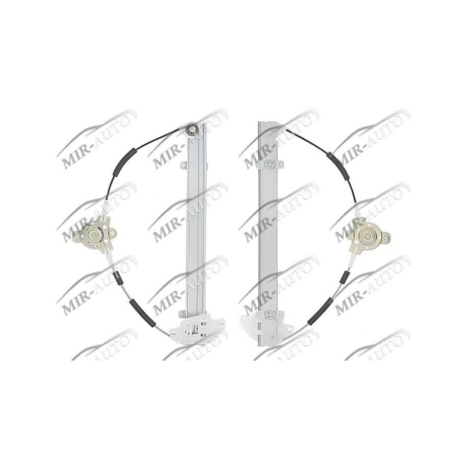 Manual window regulator