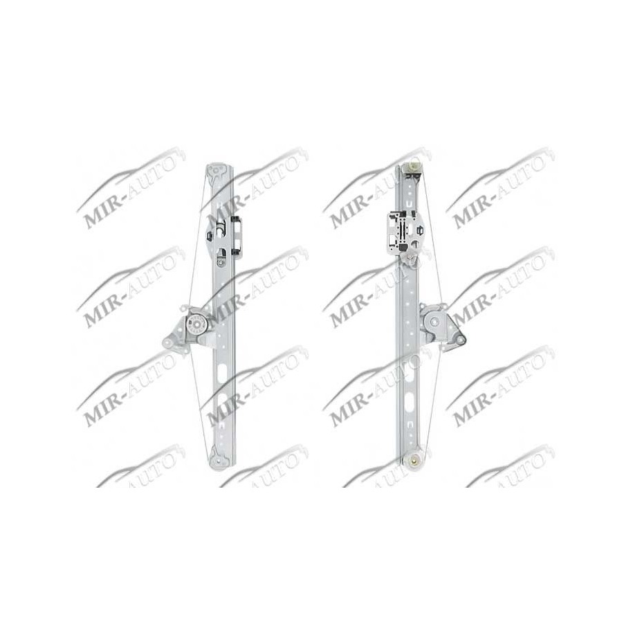 Power window regulator w/o motor