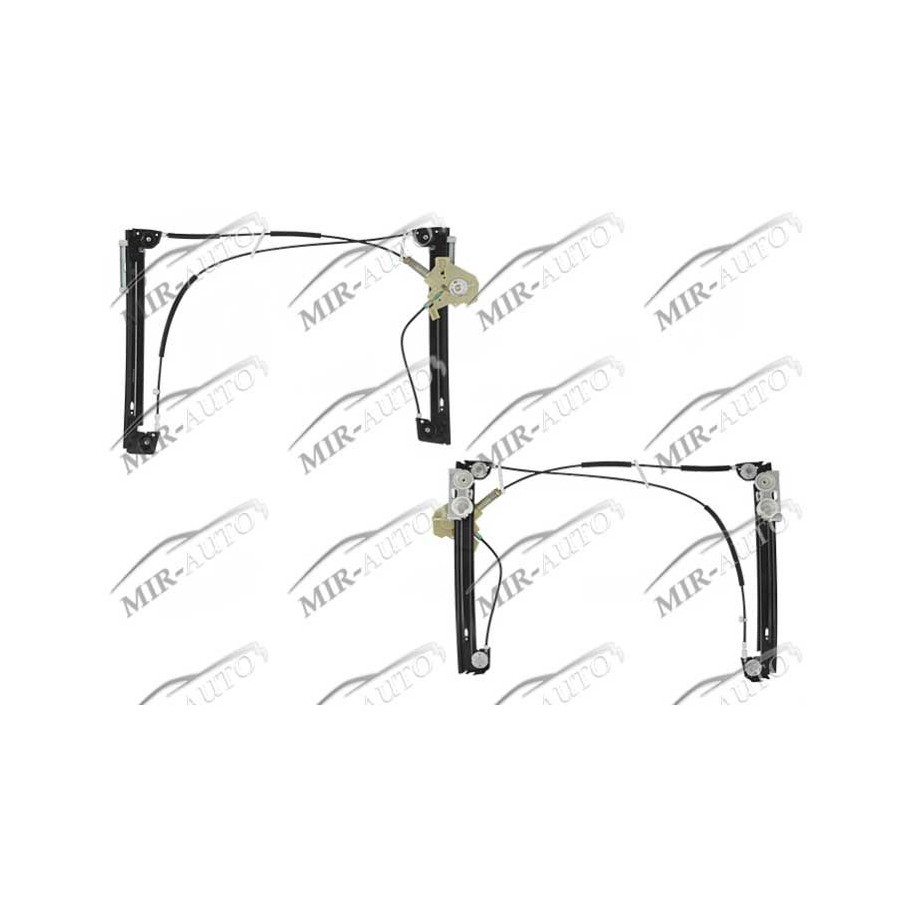Power window regulator w/o motor