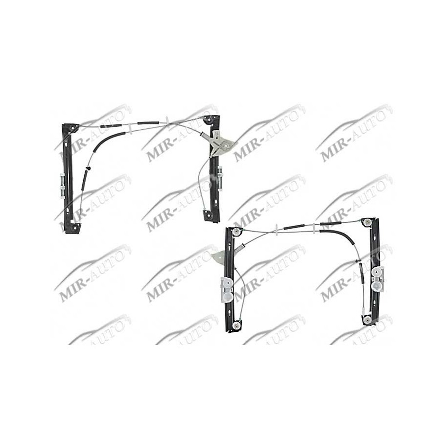 Power window regulator w/o motor