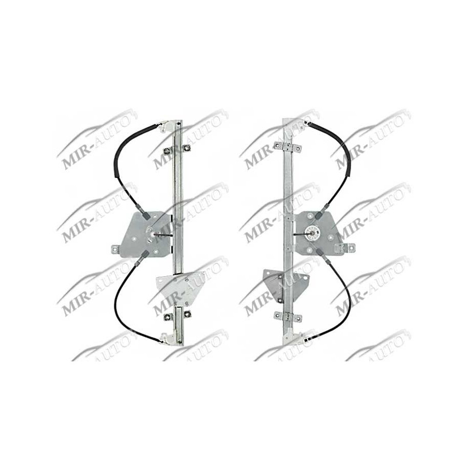 Power window regulator w/o motor