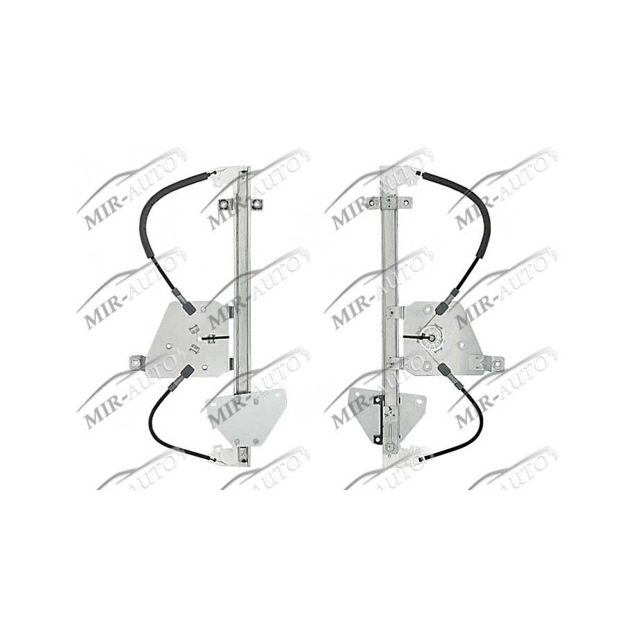 Power window regulator w/o motor