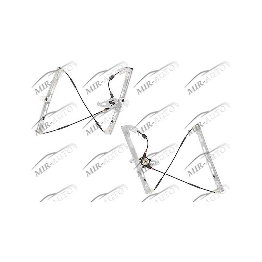 Power window regulator w/o motor