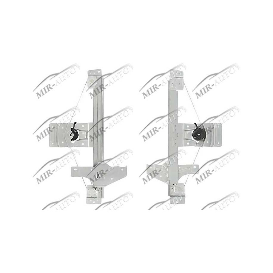 Power window regulator w/o motor