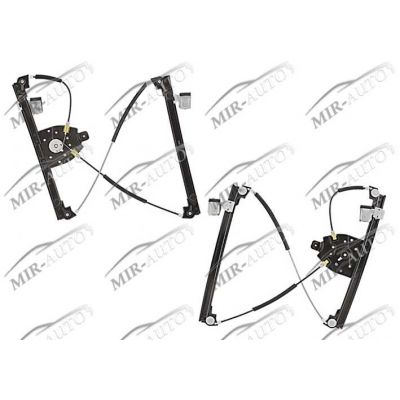 Power window regulator w/o motor