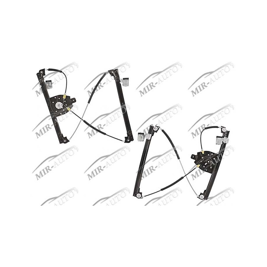 Power window regulator w/o motor