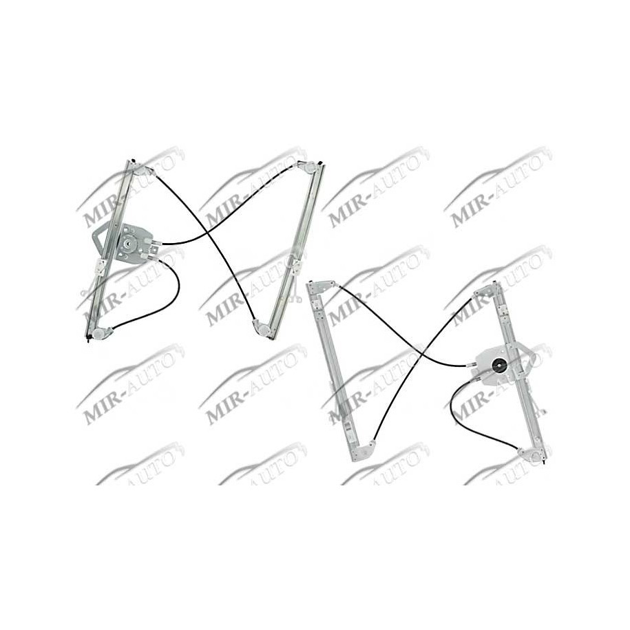 Power window regulator w/o motor