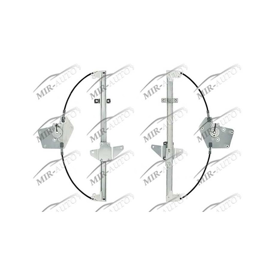 Power window regulator w/o motor