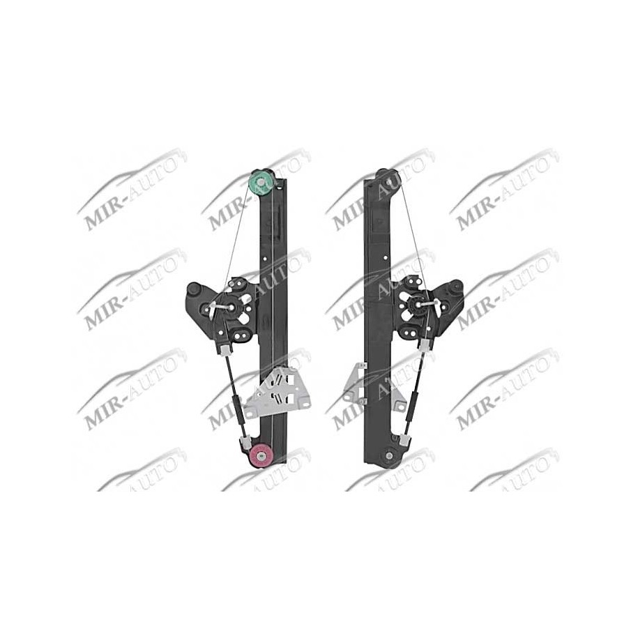 Power window regulator w/o motor