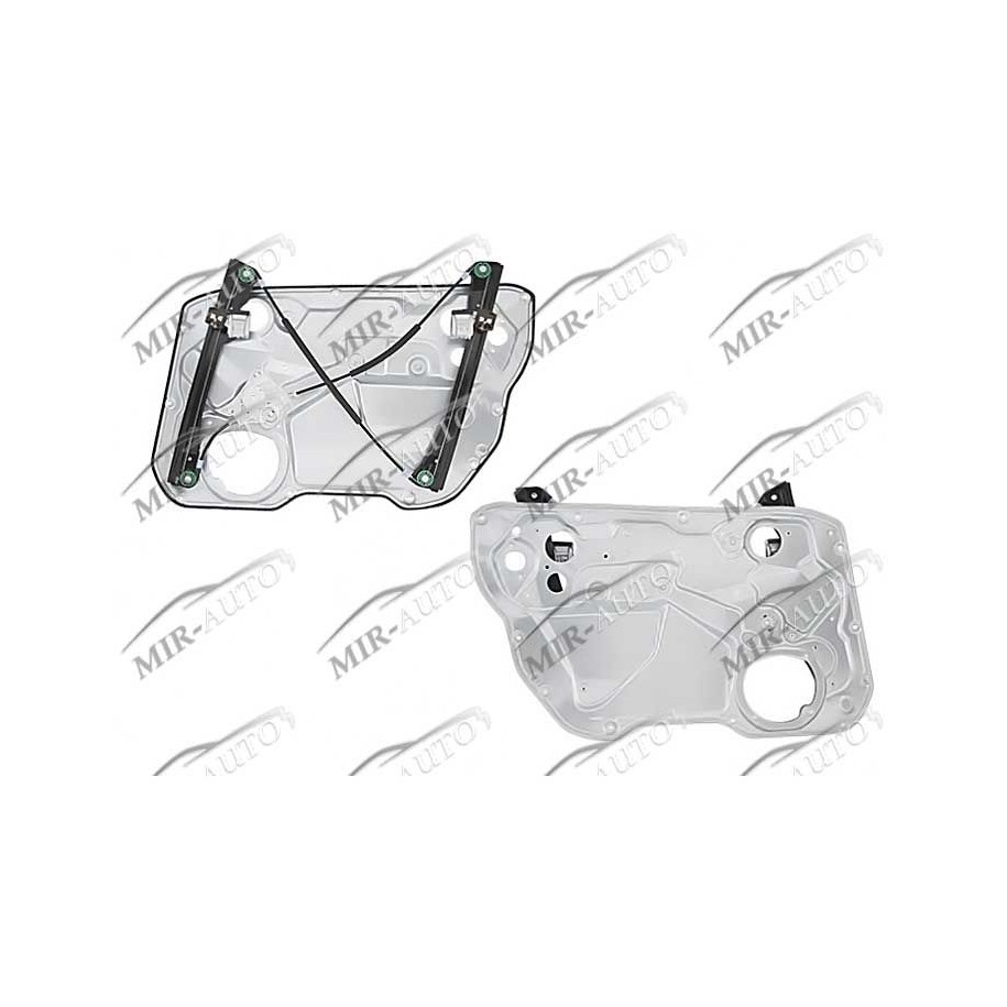 Power window regulator w/o motor