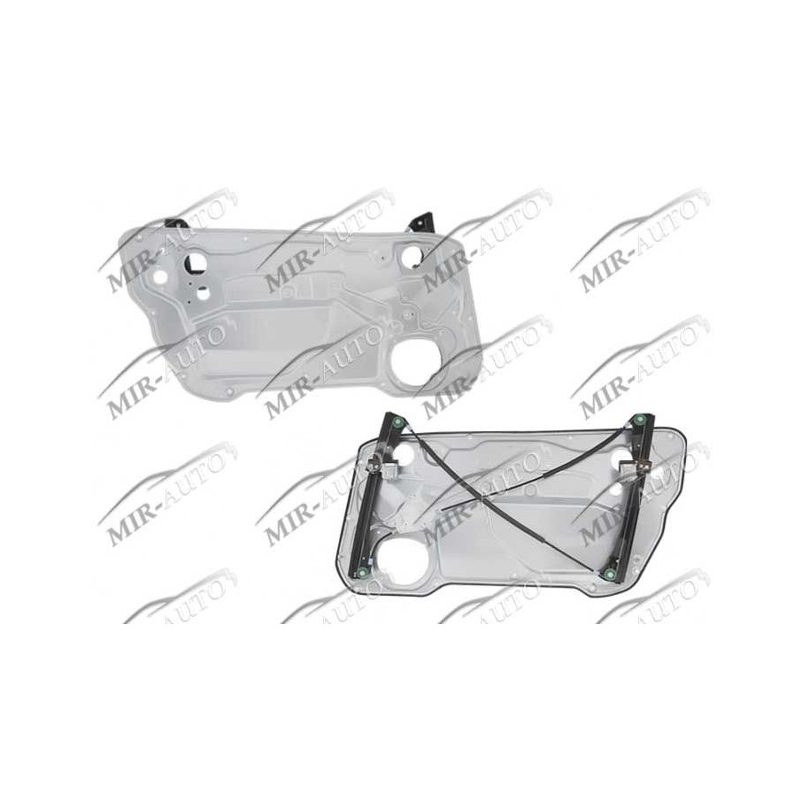 Power window regulator w/o motor